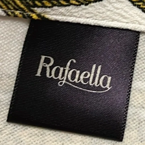 Rafaella, Kimono Sleeves, Casual, Scoop Neckline Top, Multi, S - Picture 4 of 6